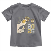 Funny New Years Eve Silly Goose 2026 Toddler T Shirt New Year Party - Wonder Print Shop