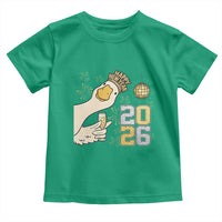 Funny New Years Eve Silly Goose 2026 Toddler T Shirt New Year Party - Wonder Print Shop