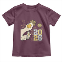 Funny New Years Eve Silly Goose 2026 Toddler T Shirt New Year Party - Wonder Print Shop