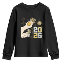 Funny New Years Eve Silly Goose 2026 Youth Sweatshirt New Year Party - Wonder Print Shop