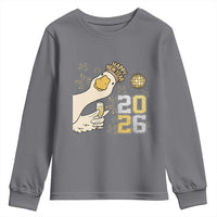 Funny New Years Eve Silly Goose 2026 Youth Sweatshirt New Year Party - Wonder Print Shop