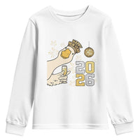 Funny New Years Eve Silly Goose 2026 Youth Sweatshirt New Year Party - Wonder Print Shop