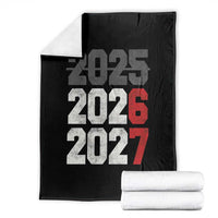 Funny 67 New Year Throw Blanket Happy New Year 2026 2027 Sports Jersey Number - Wonder Print Shop