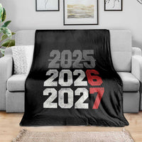 Funny 67 New Year Throw Blanket Happy New Year 2026 2027 Sports Jersey Number - Wonder Print Shop