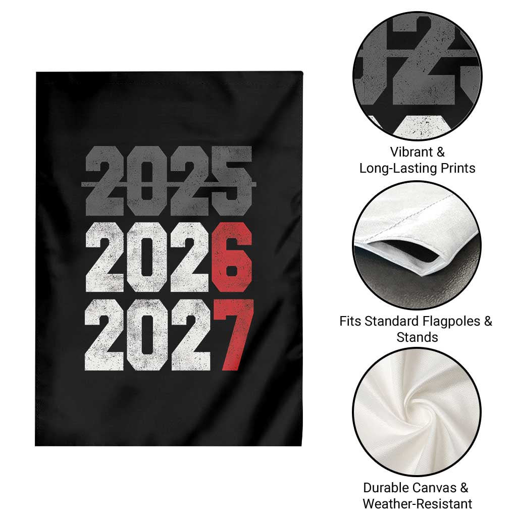 Funny 67 New Year Garden Flag Happy New Year 2026 2027 Sports Jersey Number - Wonder Print Shop