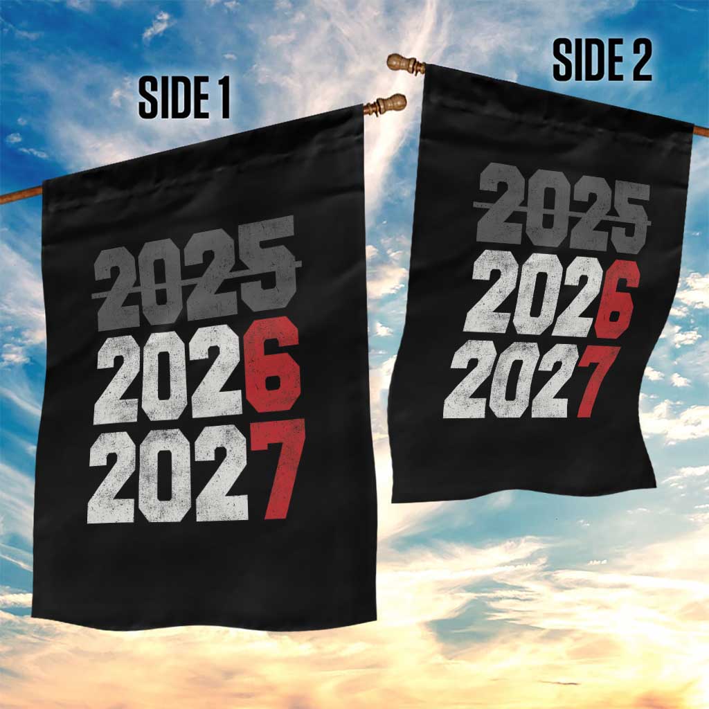 Funny 67 New Year Garden Flag Happy New Year 2026 2027 Sports Jersey Number - Wonder Print Shop