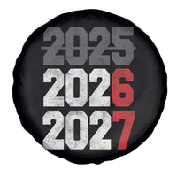 Funny 67 New Year Spare Tire Cover Happy New Year 2026 2027 Sports Jersey Number - Wonder Print Shop