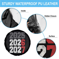 Funny 67 New Year Spare Tire Cover Happy New Year 2026 2027 Sports Jersey Number - Wonder Print Shop