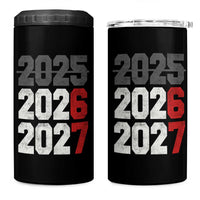 Funny 67 New Year 4 in 1 Can Cooler Tumbler Happy New Year 2026 2027 Sports Jersey Number - Wonder Print Shop