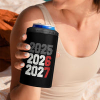 Funny 67 New Year 4 in 1 Can Cooler Tumbler Happy New Year 2026 2027 Sports Jersey Number - Wonder Print Shop