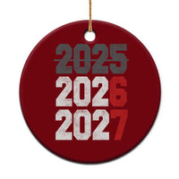Funny 67 New Year Ceramic Ornament Happy New Year 2026 2027 Sports Jersey Number - Wonder Print Shop