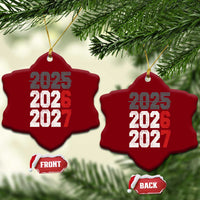 Funny 67 New Year Ceramic Ornament Happy New Year 2026 2027 Sports Jersey Number - Wonder Print Shop