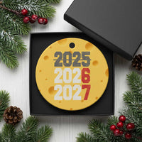 Funny 67 New Year Ceramic Ornament Happy New Year 2026 2027 Sports Jersey Number - Wonder Print Shop