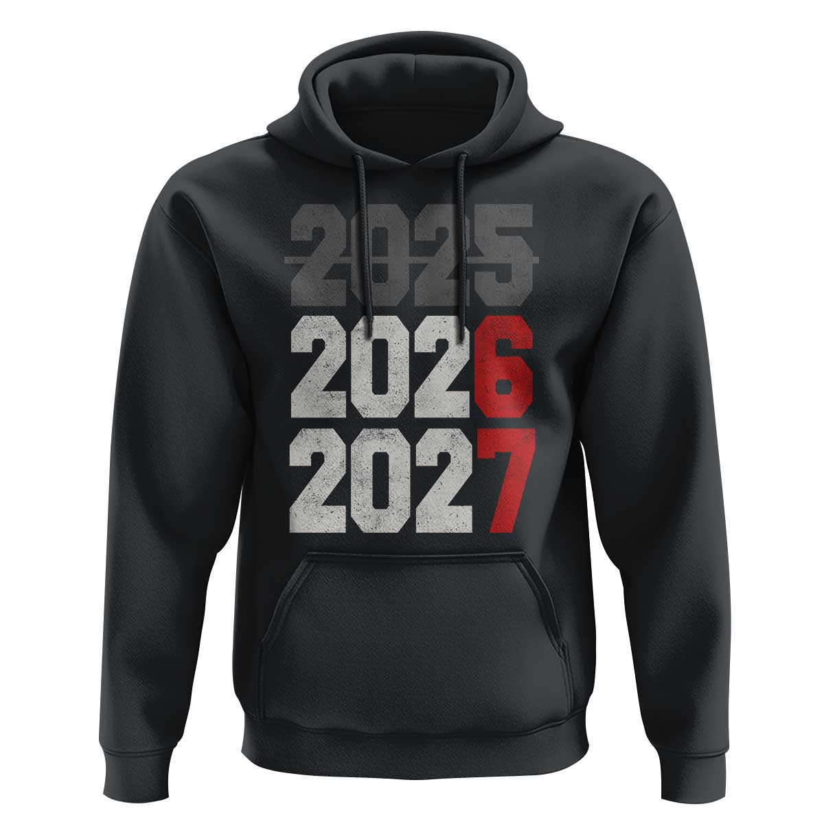 Funny 67 New Year Hoodie Happy New Year 2026 2027 Sports Jersey Number - Wonder Print Shop