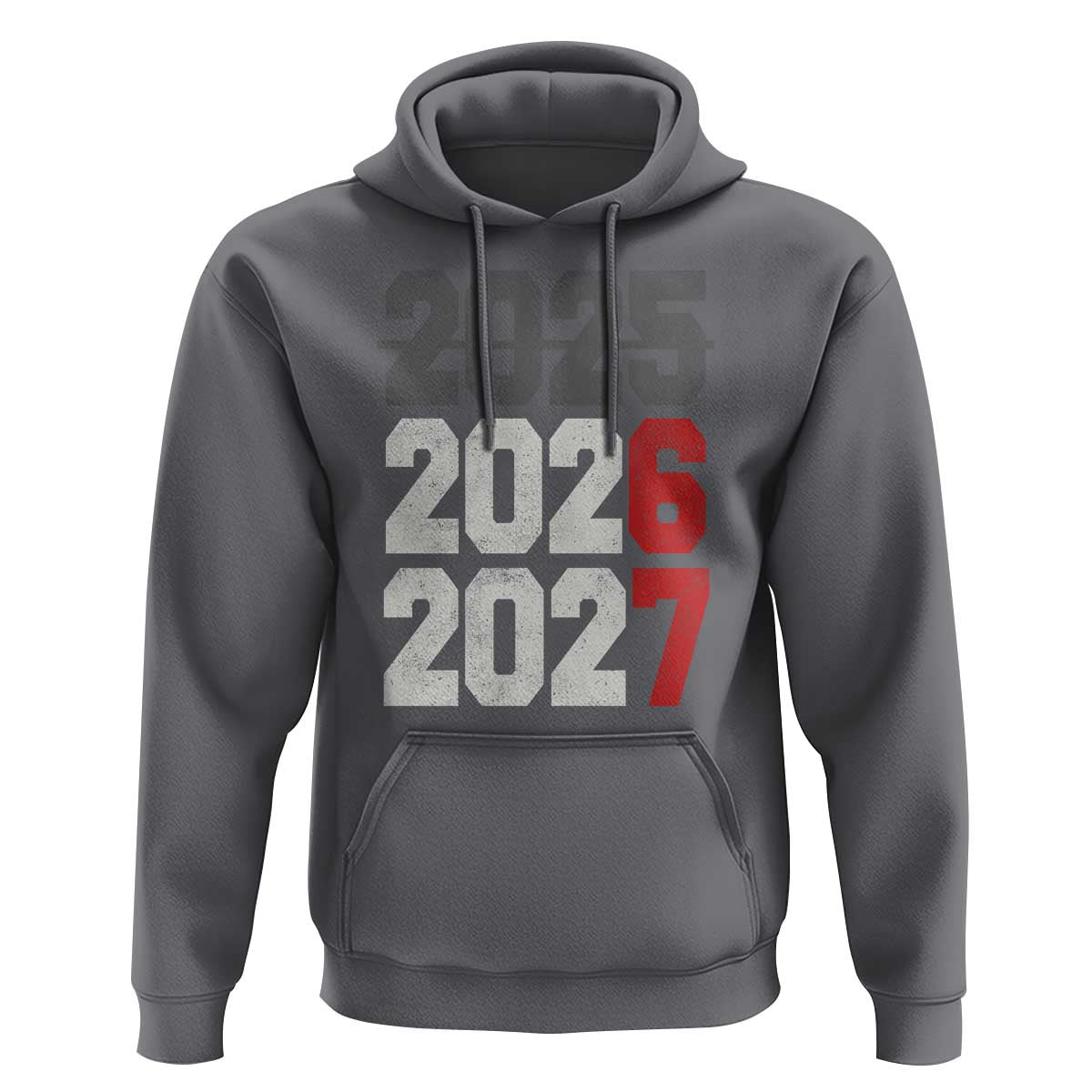 Funny 67 New Year Hoodie Happy New Year 2026 2027 Sports Jersey Number - Wonder Print Shop