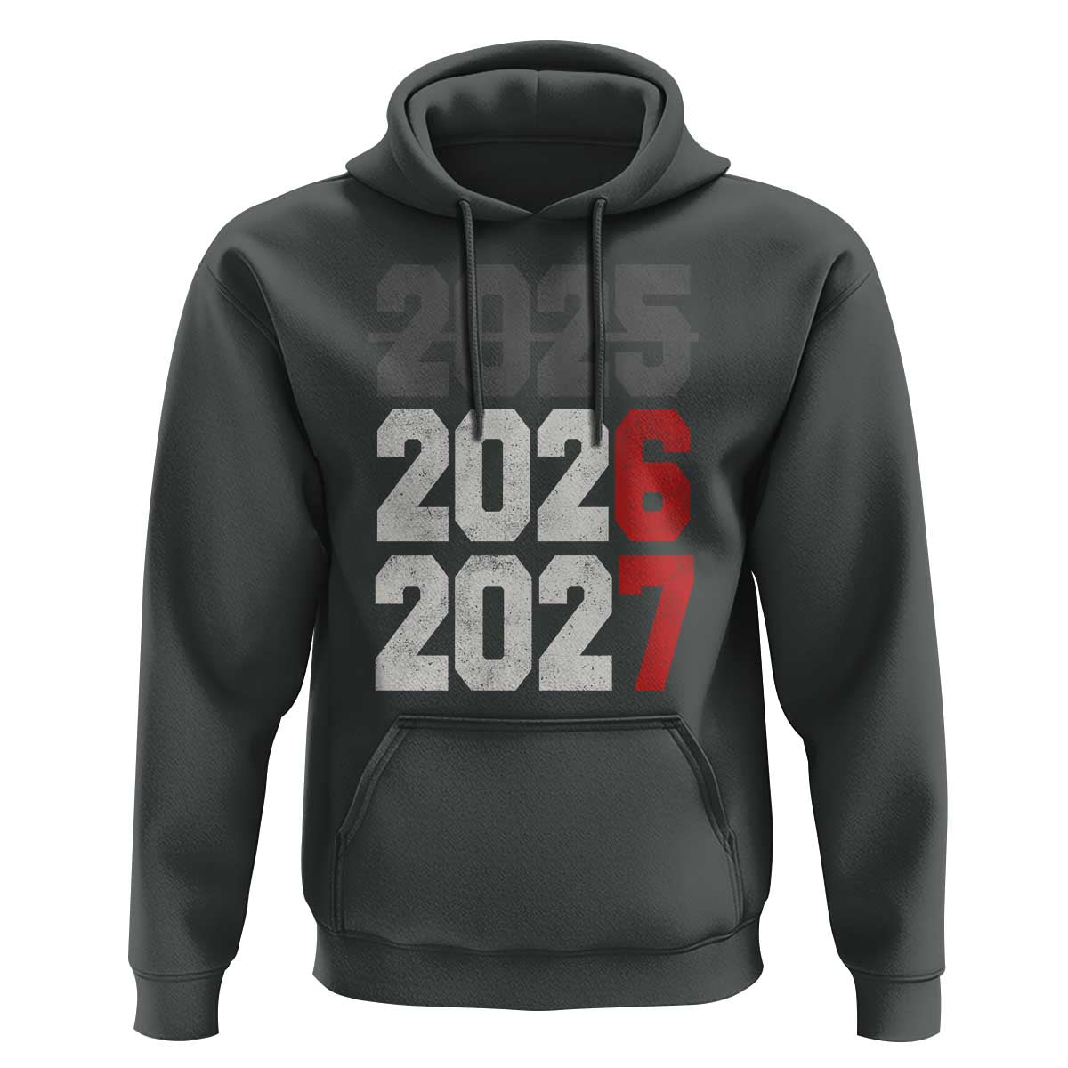 Funny 67 New Year Hoodie Happy New Year 2026 2027 Sports Jersey Number - Wonder Print Shop