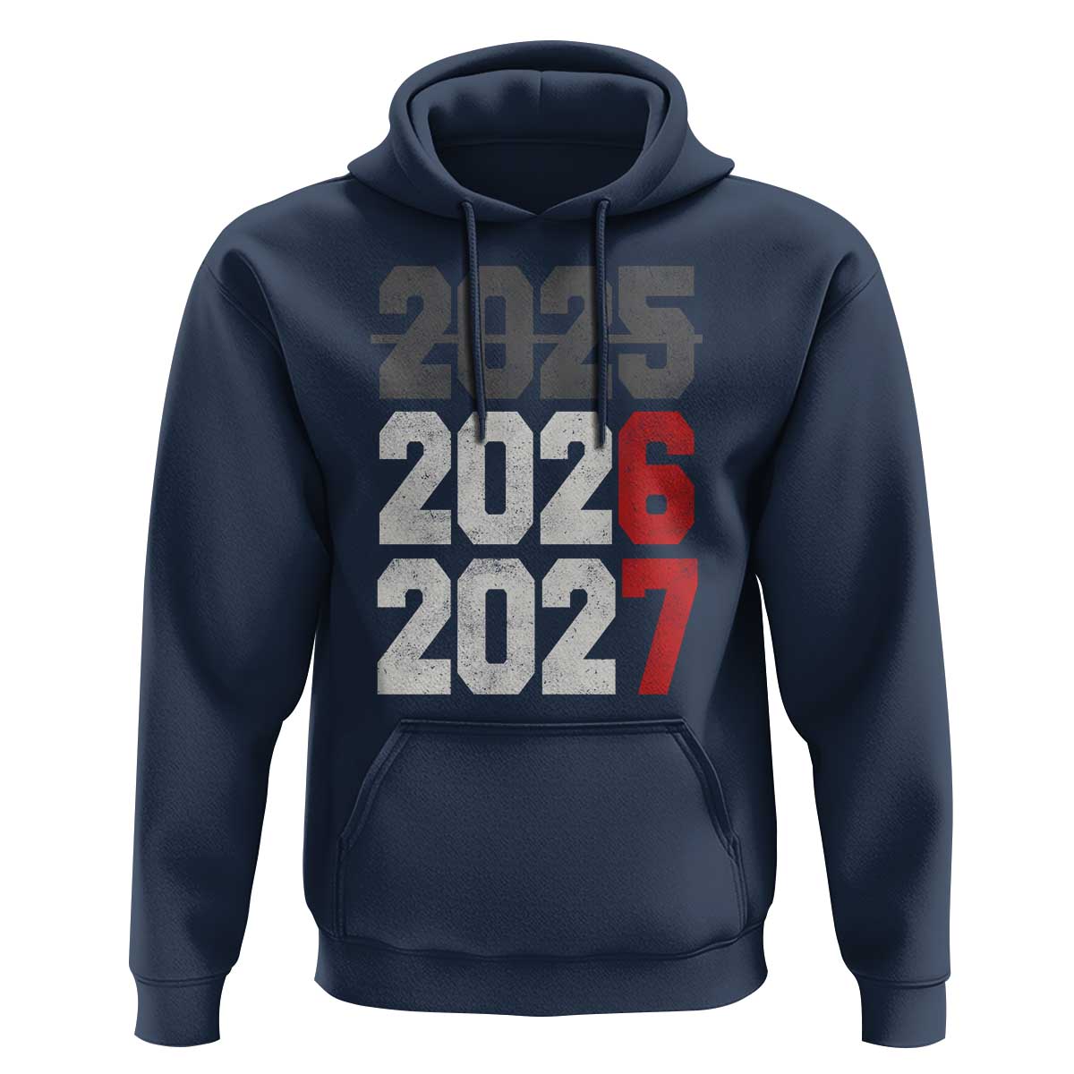 Funny 67 New Year Hoodie Happy New Year 2026 2027 Sports Jersey Number - Wonder Print Shop