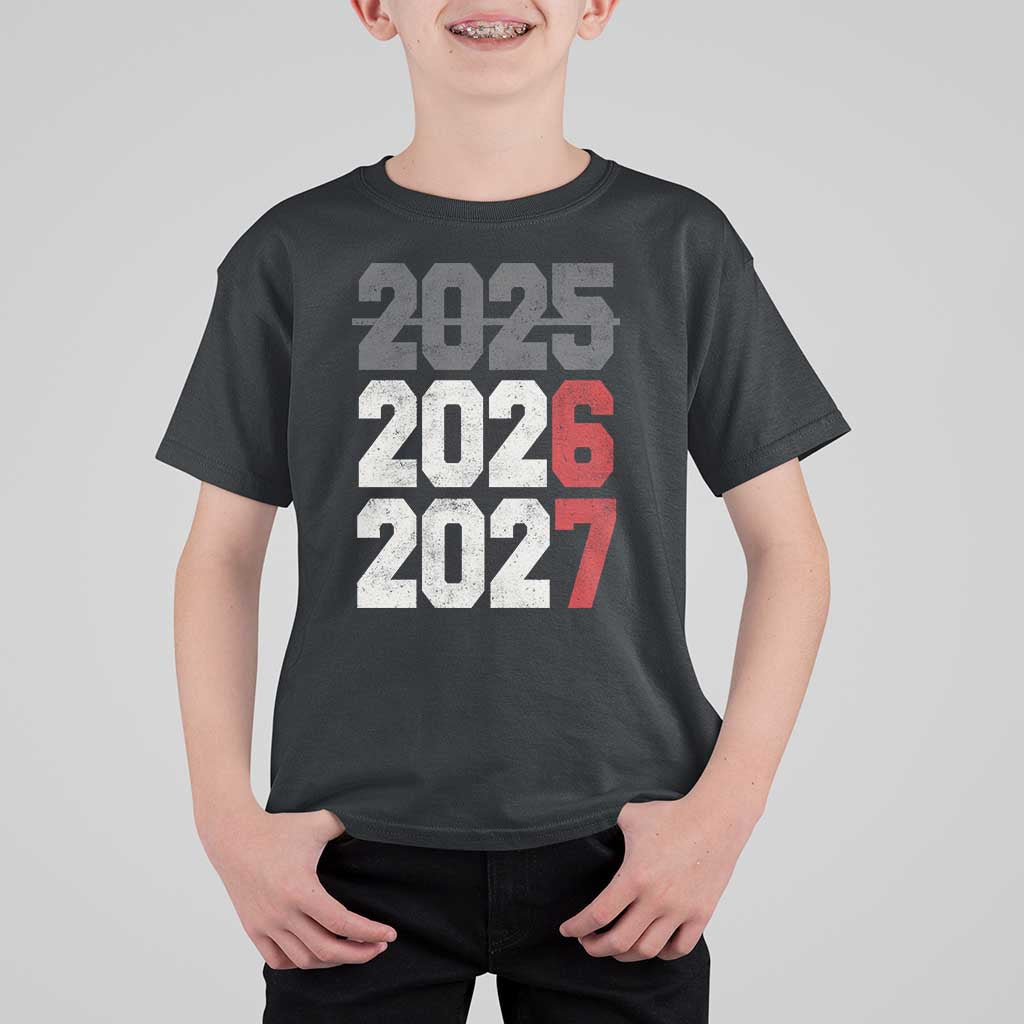 Funny 67 New Year T Shirt For Kid Happy New Year 2026 2027 Sports Jersey Number - Wonder Print Shop