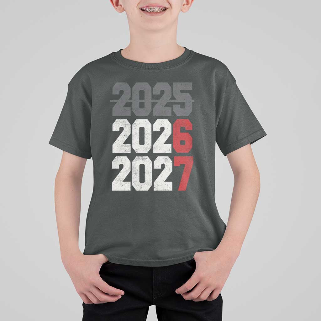 Funny 67 New Year T Shirt For Kid Happy New Year 2026 2027 Sports Jersey Number - Wonder Print Shop