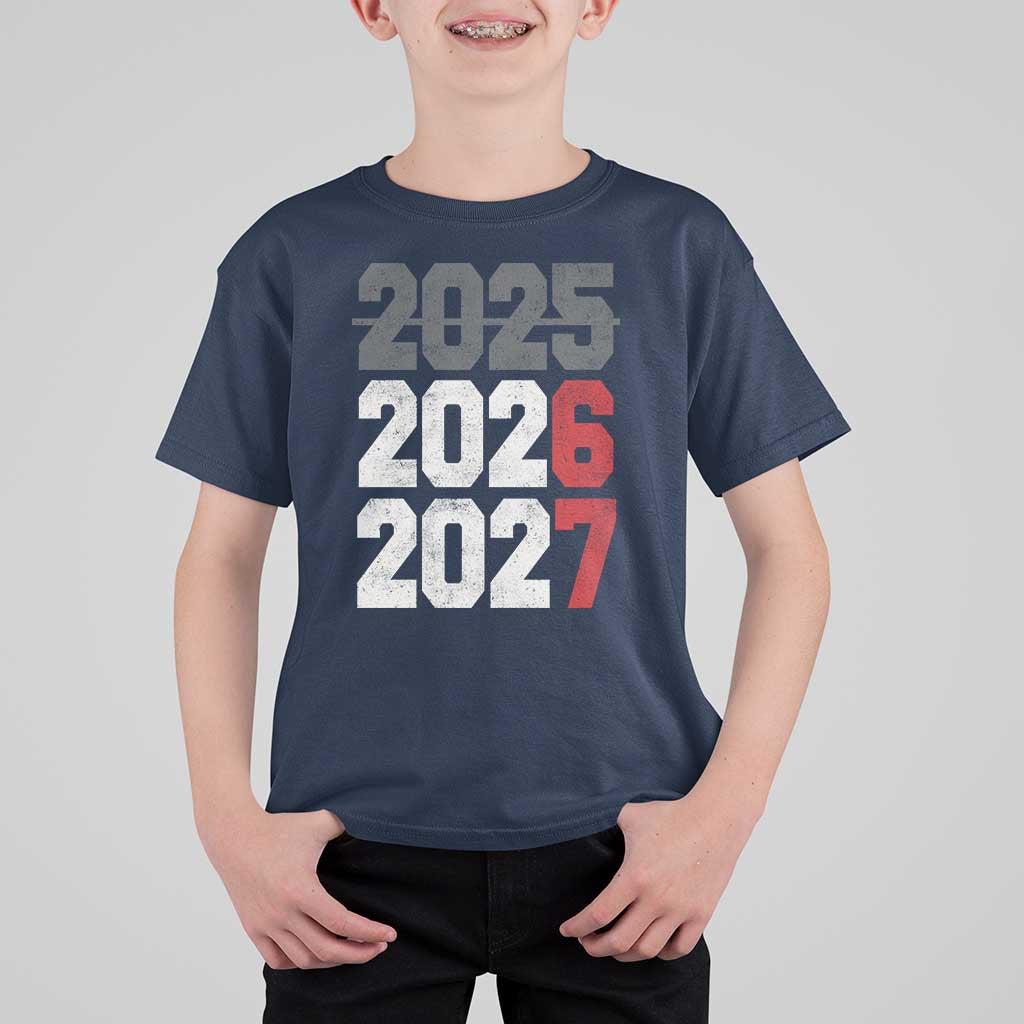 Funny 67 New Year T Shirt For Kid Happy New Year 2026 2027 Sports Jersey Number - Wonder Print Shop