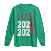 Funny 67 New Year Long Sleeve Shirt Happy New Year 2026 2027 Sports Jersey Number - Wonder Print Shop