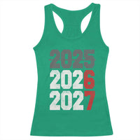 Funny 67 New Year Racerback Tank Top Happy New Year 2026 2027 Sports Jersey Number - Wonder Print Shop