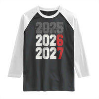 Funny 67 New Year Raglan Shirt Happy New Year 2026 2027 Sports Jersey Number - Wonder Print Shop