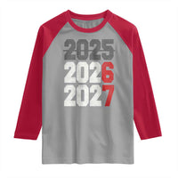 Funny 67 New Year Raglan Shirt Happy New Year 2026 2027 Sports Jersey Number - Wonder Print Shop
