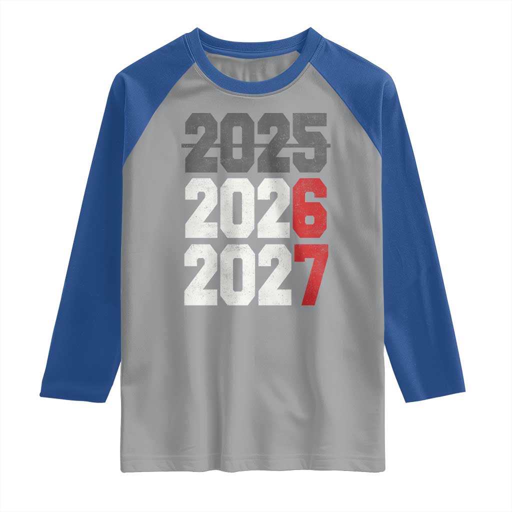 Funny 67 New Year Raglan Shirt Happy New Year 2026 2027 Sports Jersey Number - Wonder Print Shop