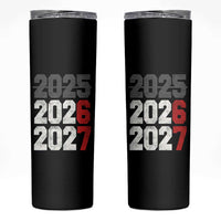 Funny 67 New Year Skinny Tumbler Happy New Year 2026 2027 Sports Jersey Number - Wonder Print Shop