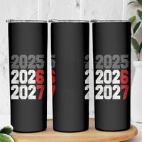 Funny 67 New Year Skinny Tumbler Happy New Year 2026 2027 Sports Jersey Number - Wonder Print Shop