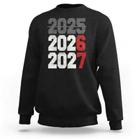 Funny 67 New Year Sweatshirt Happy New Year 2026 2027 Sports Jersey Number - Wonder Print Shop