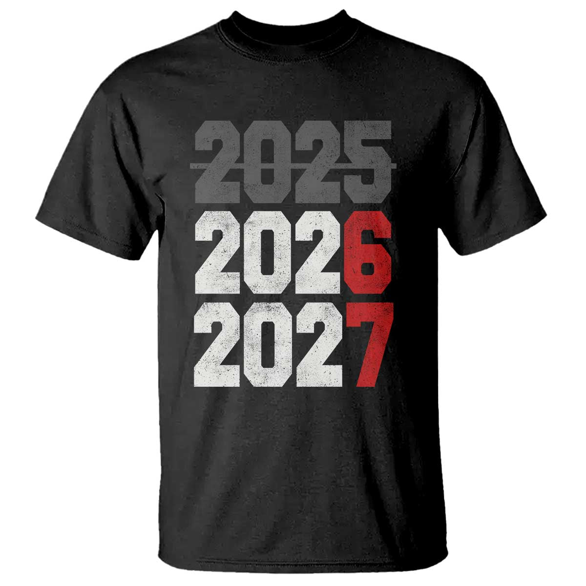 Funny 67 New Year T Shirt Happy New Year 2026 2027 Sports Jersey Number - Wonder Print Shop