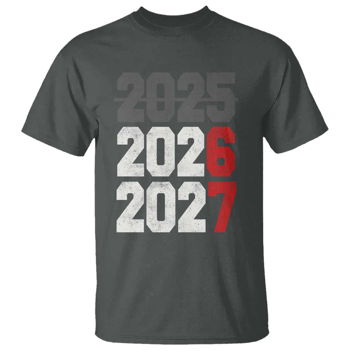 Funny 67 New Year T Shirt Happy New Year 2026 2027 Sports Jersey Number - Wonder Print Shop