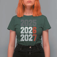 Funny 67 New Year T Shirt For Women Happy New Year 2026 2027 Sports Jersey Number - Wonder Print Shop