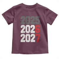 Funny 67 New Year Toddler T Shirt Happy New Year 2026 2027 Sports Jersey Number - Wonder Print Shop