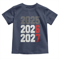 Funny 67 New Year Toddler T Shirt Happy New Year 2026 2027 Sports Jersey Number - Wonder Print Shop