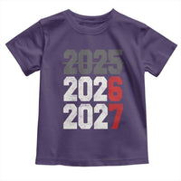 Funny 67 New Year Toddler T Shirt Happy New Year 2026 2027 Sports Jersey Number - Wonder Print Shop