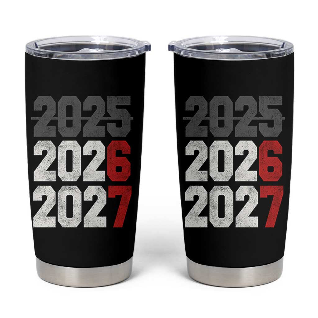 Funny 67 New Year Tumbler Cup Happy New Year 2026 2027 Sports Jersey Number - Wonder Print Shop