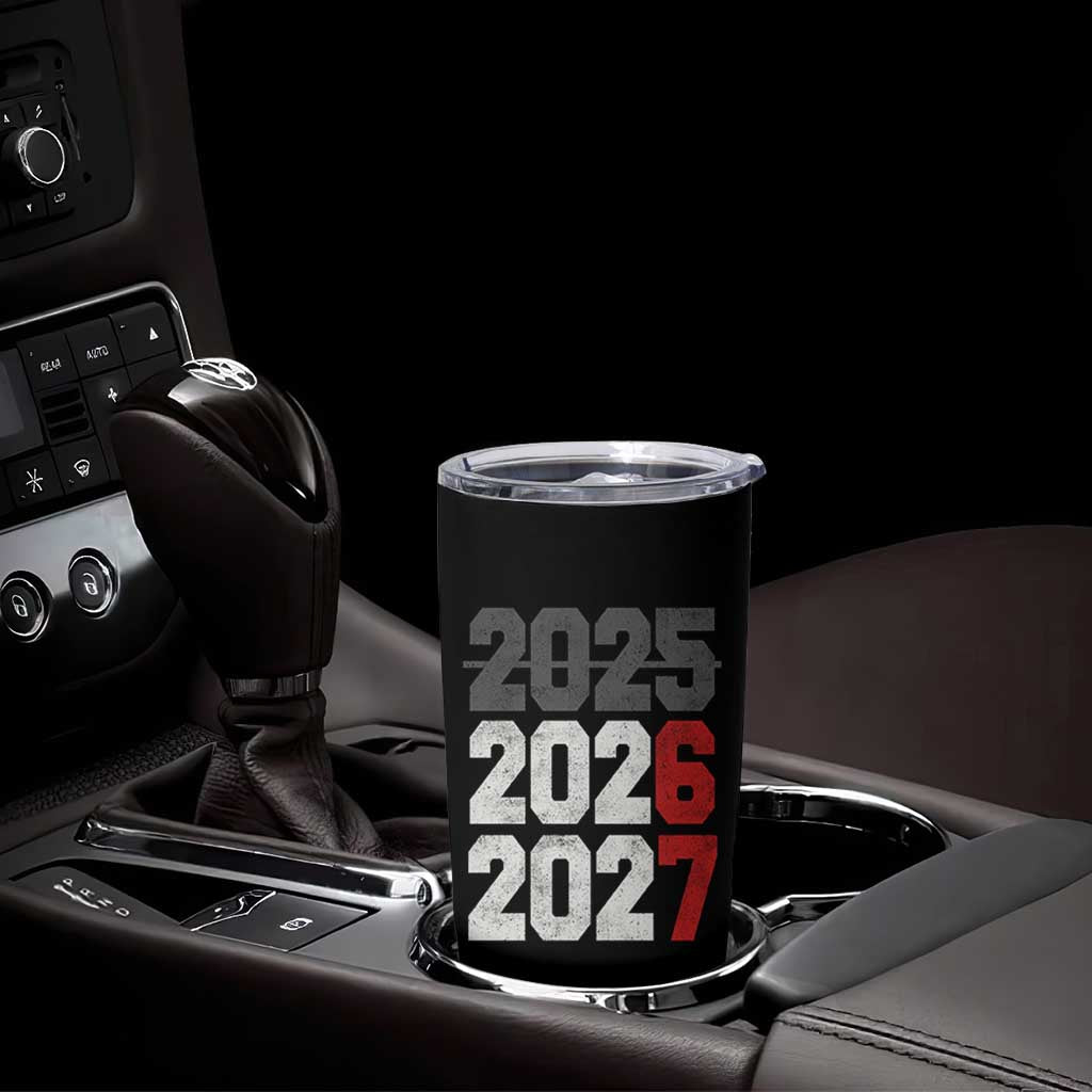 Funny 67 New Year Tumbler Cup Happy New Year 2026 2027 Sports Jersey Number - Wonder Print Shop