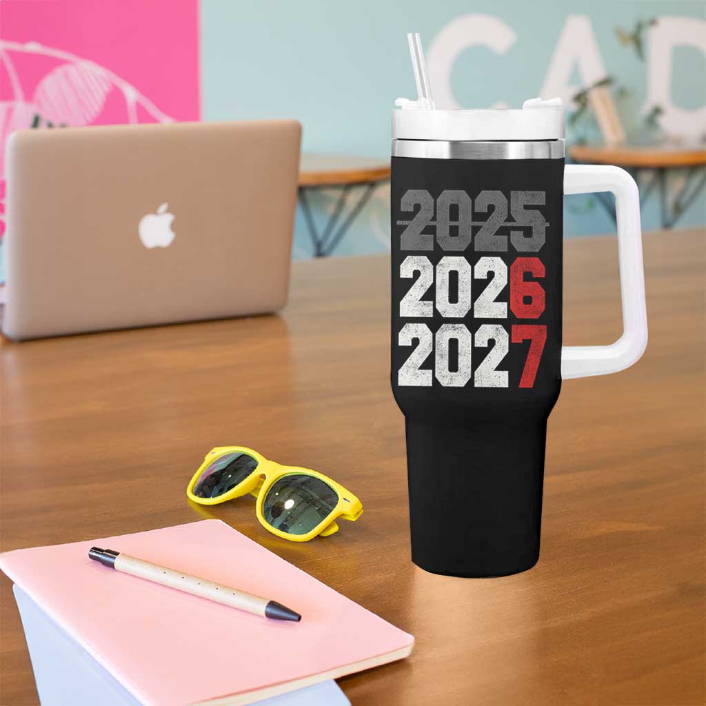 Funny 67 New Year Tumbler With Handle Happy New Year 2026 2027 Sports Jersey Number - Wonder Print Shop