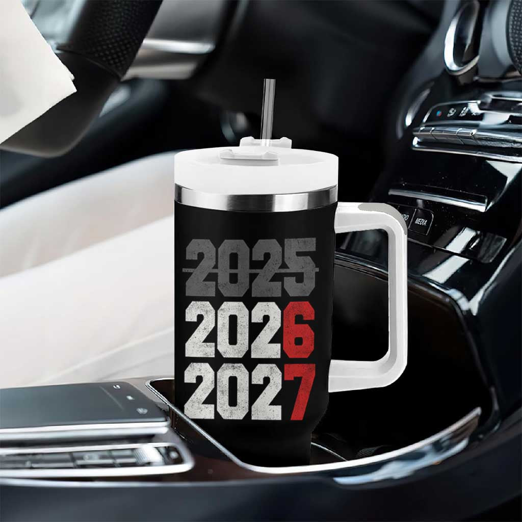 Funny 67 New Year Tumbler With Handle Happy New Year 2026 2027 Sports Jersey Number - Wonder Print Shop