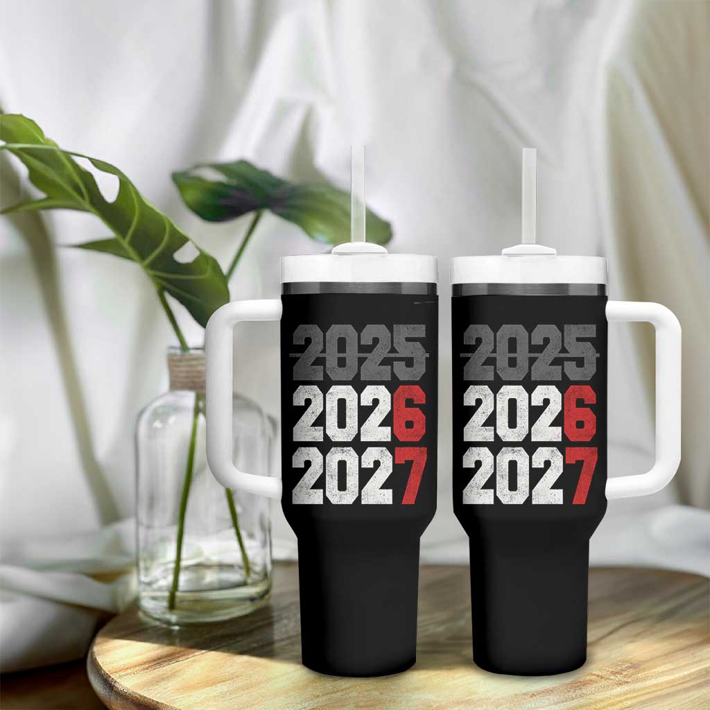 Funny 67 New Year Tumbler With Handle Happy New Year 2026 2027 Sports Jersey Number - Wonder Print Shop