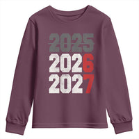 Funny 67 New Year Youth Sweatshirt Happy New Year 2026 2027 Sports Jersey Number - Wonder Print Shop