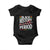 Funny Black History Period Yesterday Today Tomorrow Baby Onesie Pride African