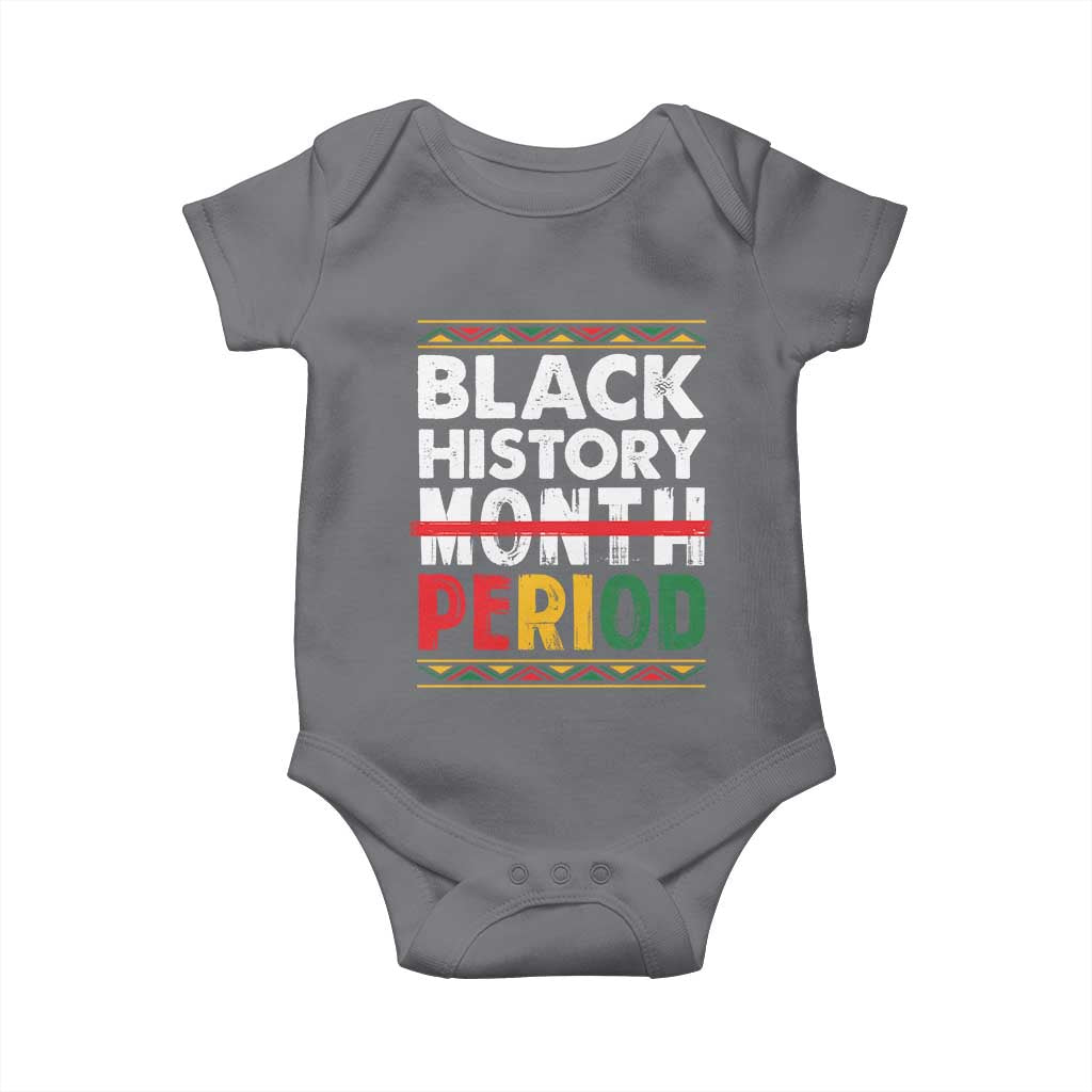 Funny Black History Period Baby Onesie Pride African