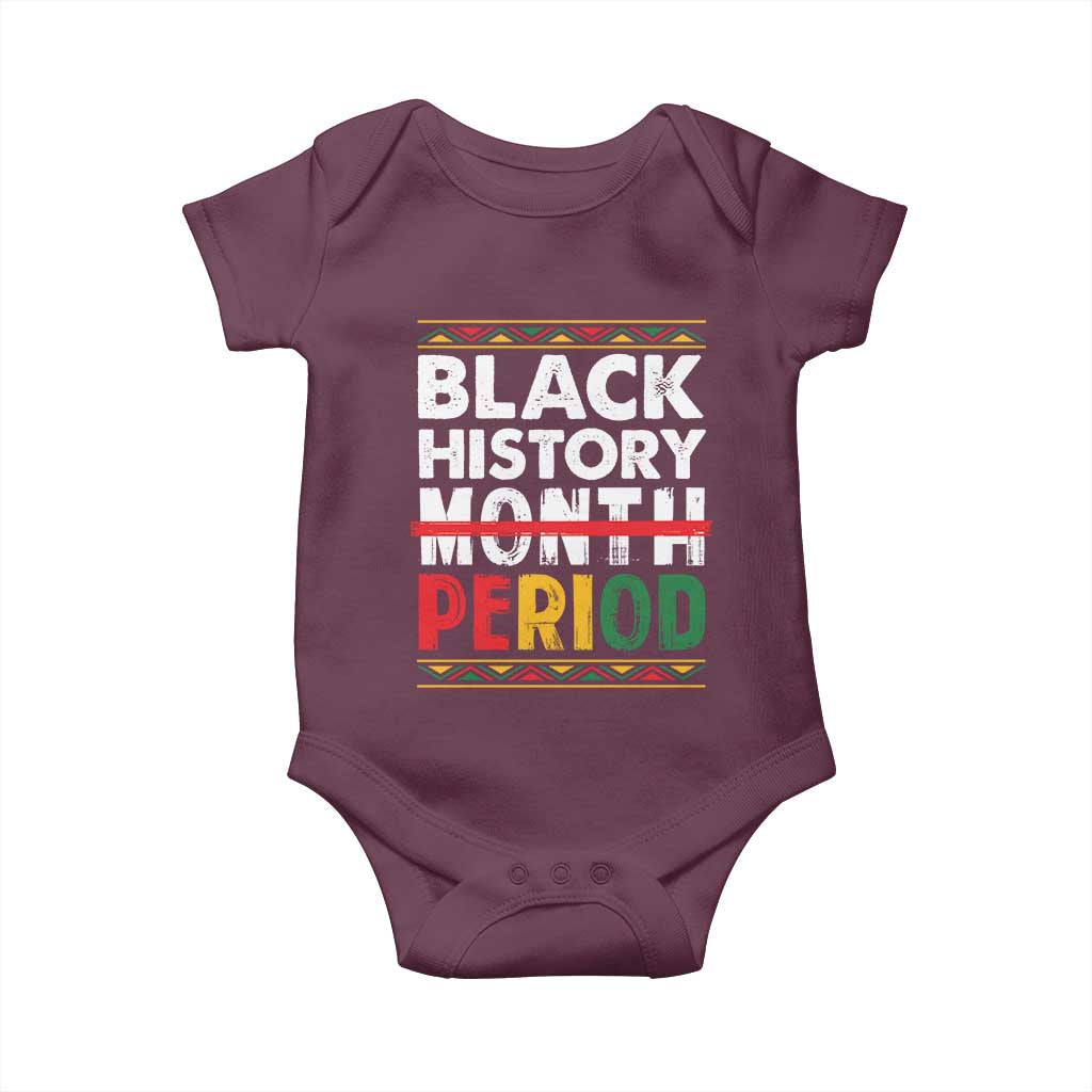 Funny Black History Period Baby Onesie Pride African