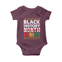 Funny Black History Period Baby Onesie Pride African