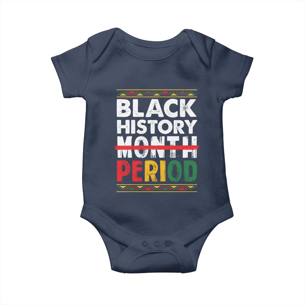 Funny Black History Period Baby Onesie Pride African