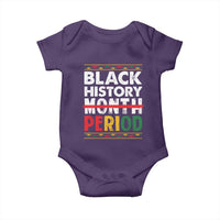 Funny Black History Period Baby Onesie Pride African